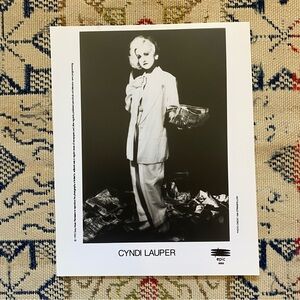 Vintage Cyndi Lauper Photo 8x10 Promotional Photograph by Kim Stringfellow 1993